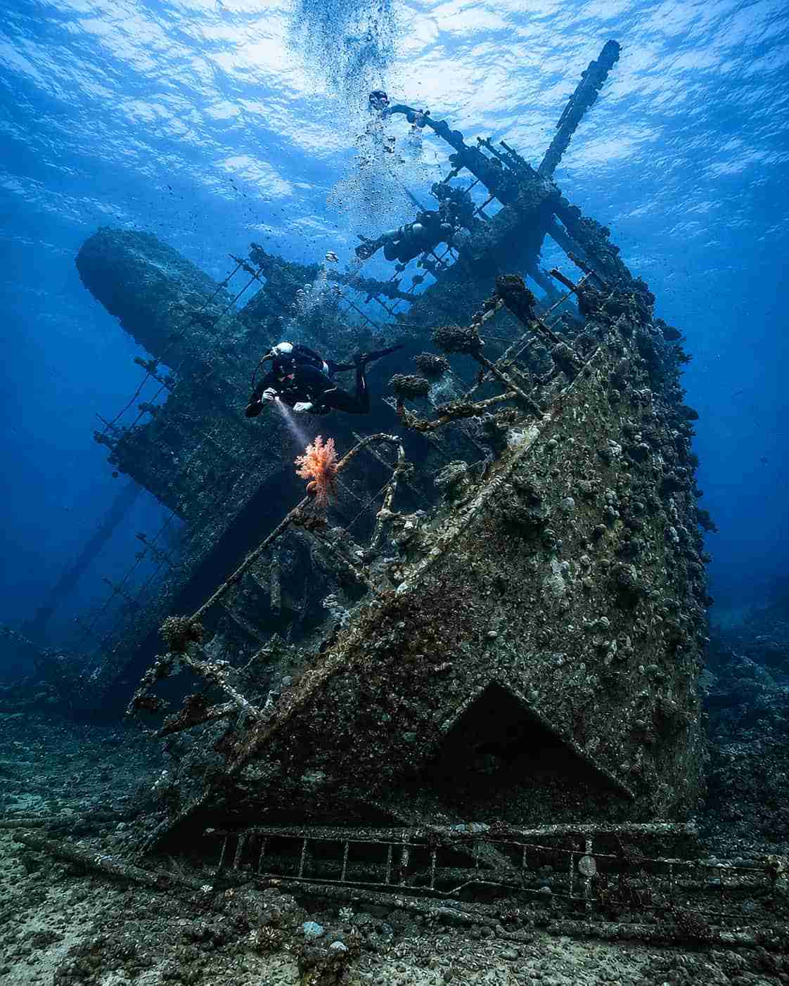 The stern section of the Giannis D at Abu Nuhas