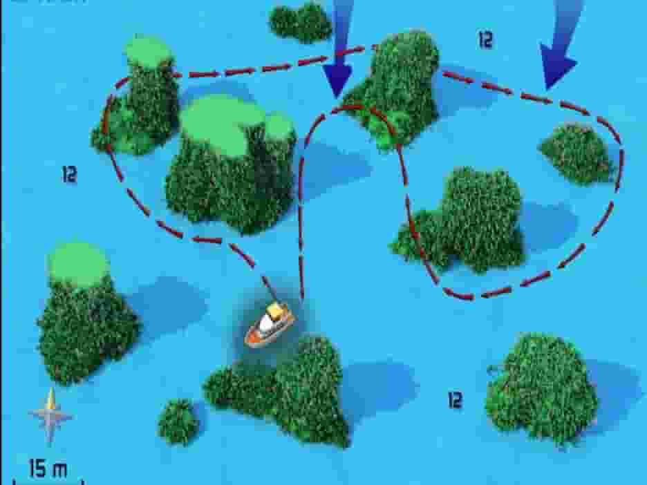 El Erug site map showing Diana, Giftun and Gigi