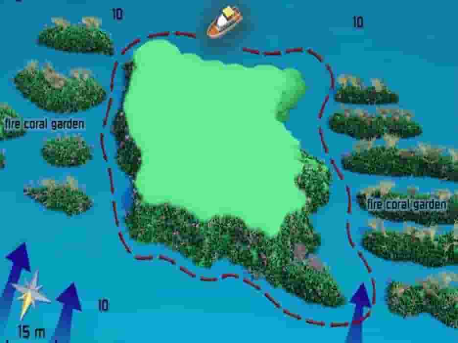 Erg Sabina site map with the northern erg