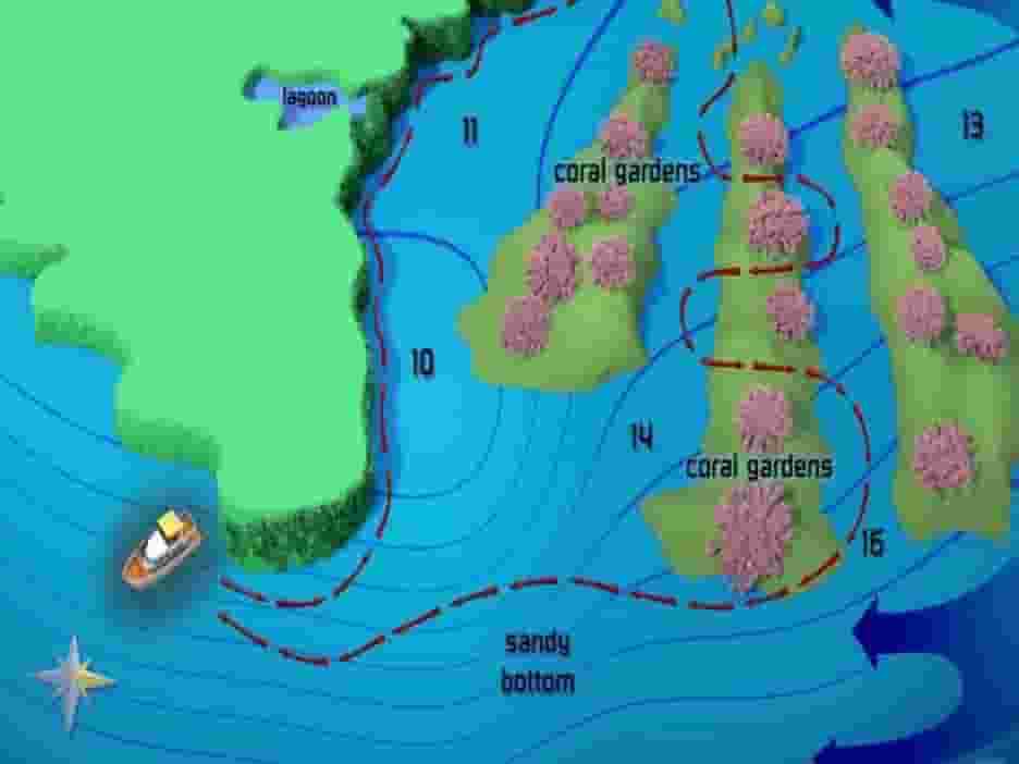 Shaab Sabina site map showing the maze of ridges and ergs
